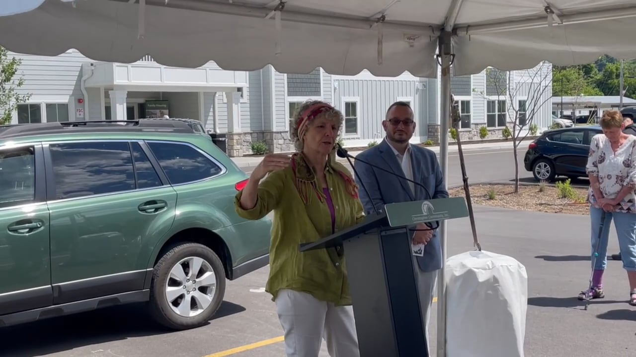 Grace Brown House Ribbon Cutting Andrea Rankin Speech on Vimeo