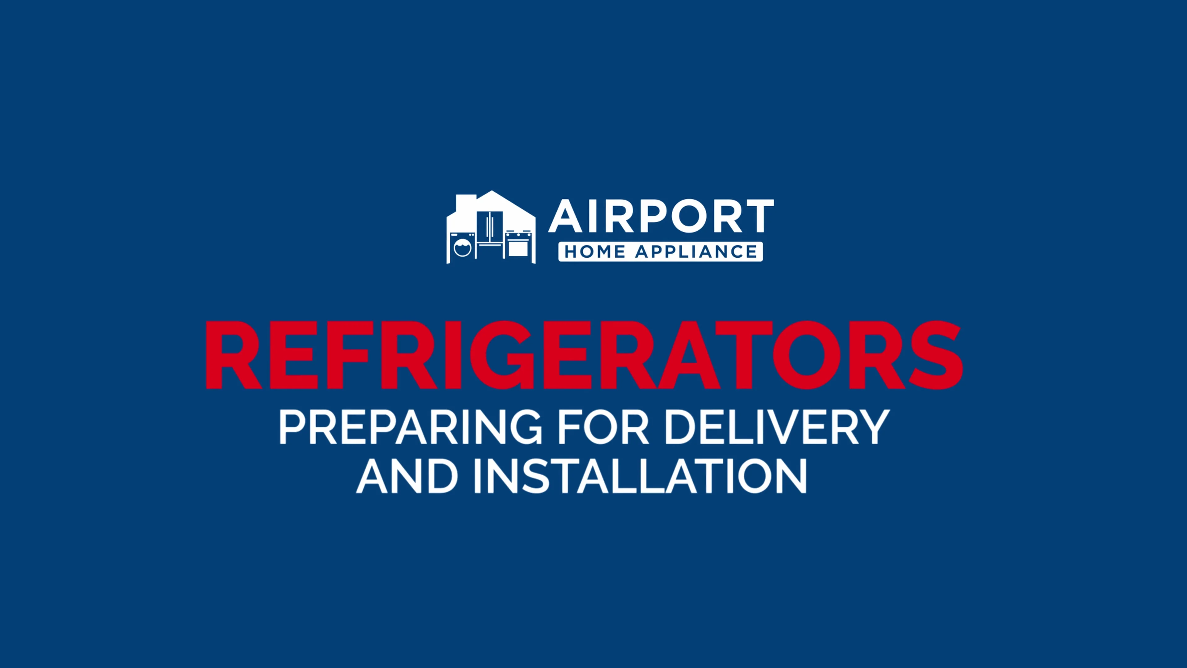 Refrigerators DeliveryInstall Prep on Vimeo