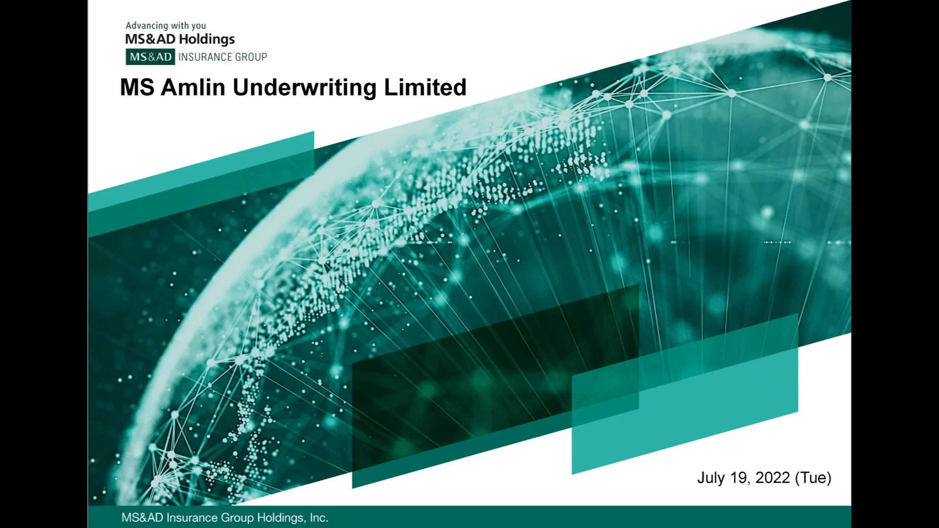 MS&AD テーマ別ミーティング（MS Amlin Underwriting Limited）