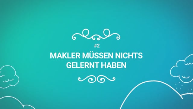 Makler müssen nichts gelernt haben