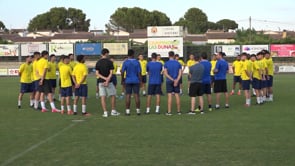 Comença a rodar la pilota al Nou Miramar amb una trentena de jugadors