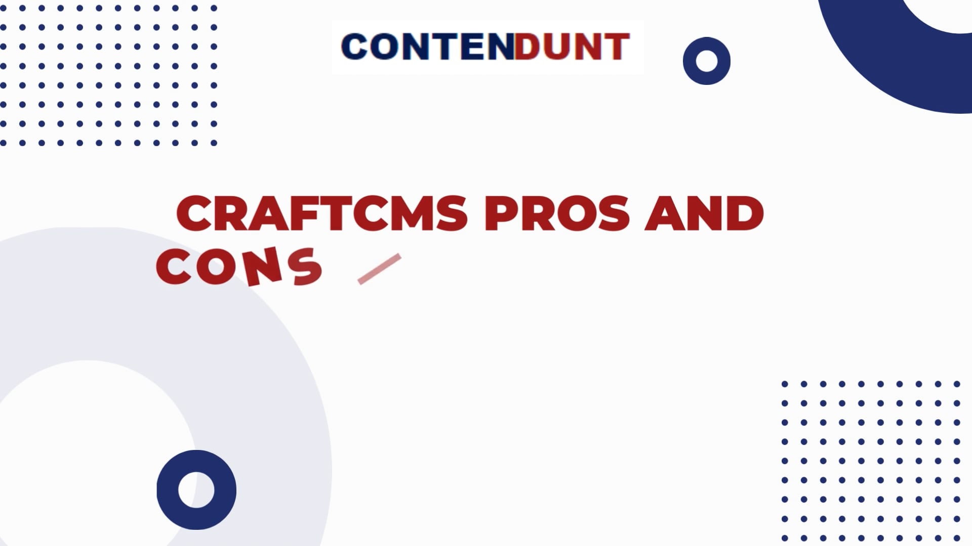 Craft CMS Pros and Cons — A Quick Guide on Vimeo