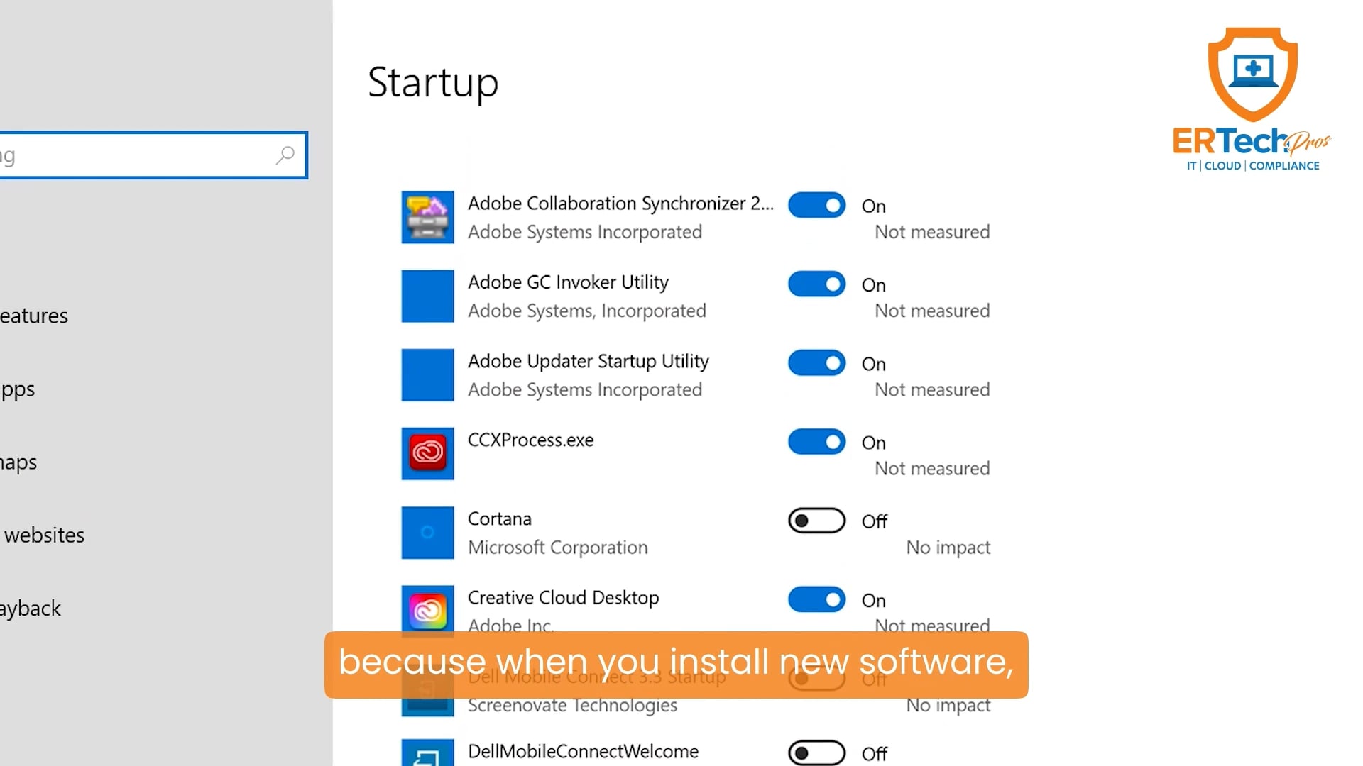 How to stop programs from loading at startup on Vimeo