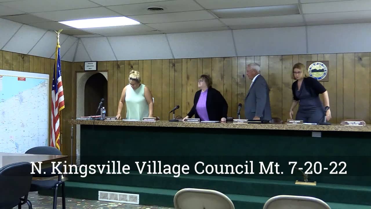 North Kingsville Village Council Mt 72622 on Vimeo