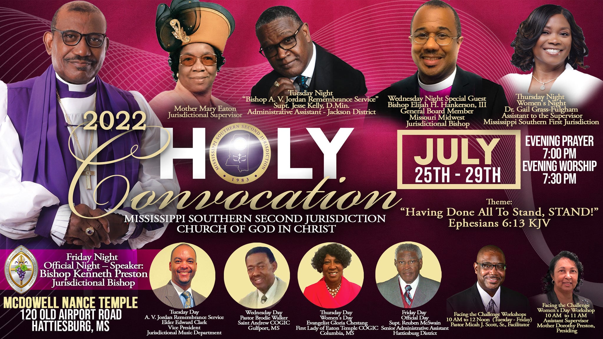 2022 MSSCOGIC Holy Convocation (Mornings) on Vimeo