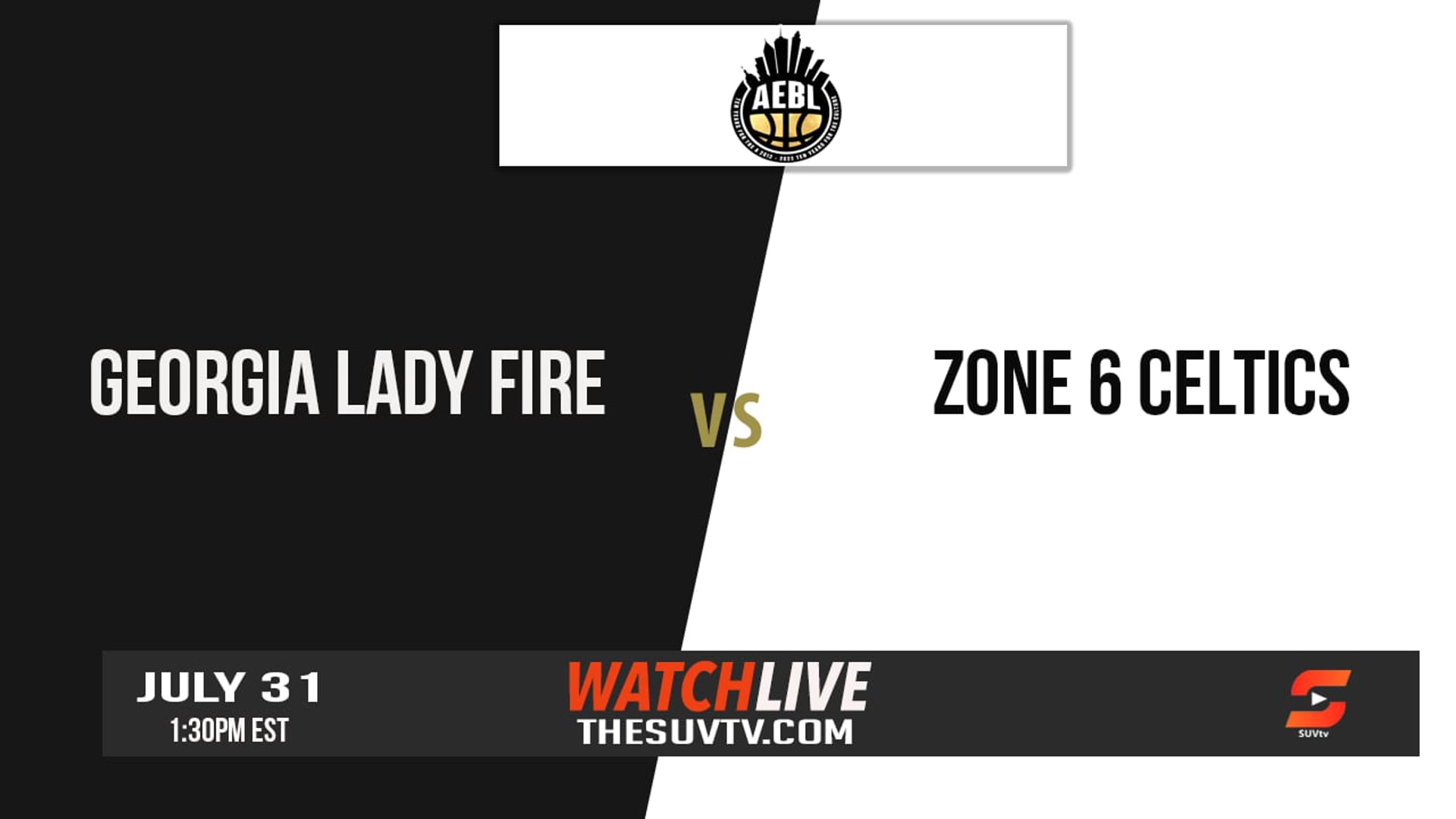 Georgia Lady Fire vs. Zone 6 Celtics