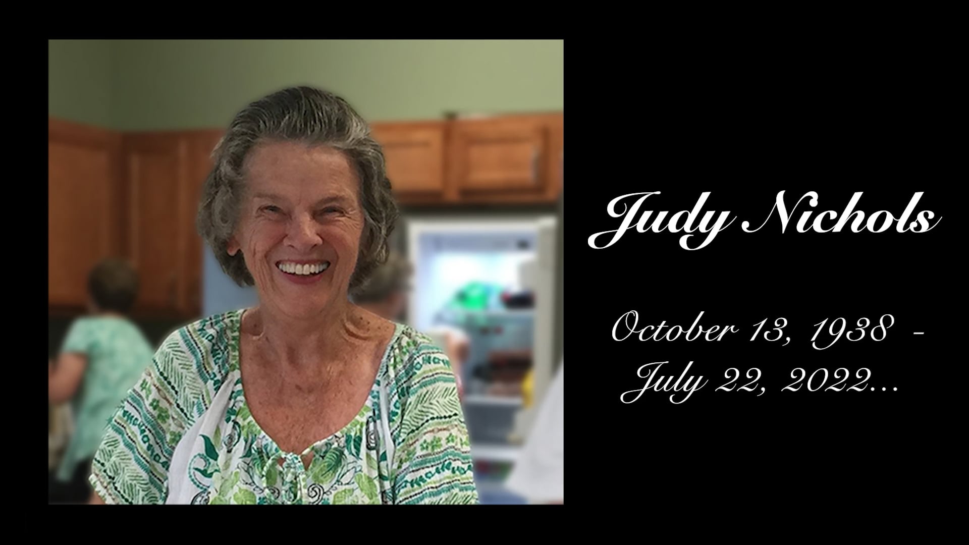 Judy Nichols Funeral on Vimeo