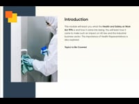 Module 09: Health &amp; Safety at Work