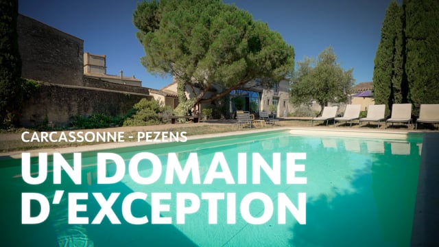 CARCASSONNE - PEZENS  Domaine  d'exception 10 pi&egrave;ce(s) 384 m2 avec piscine, jardin, d&eacute;pendances