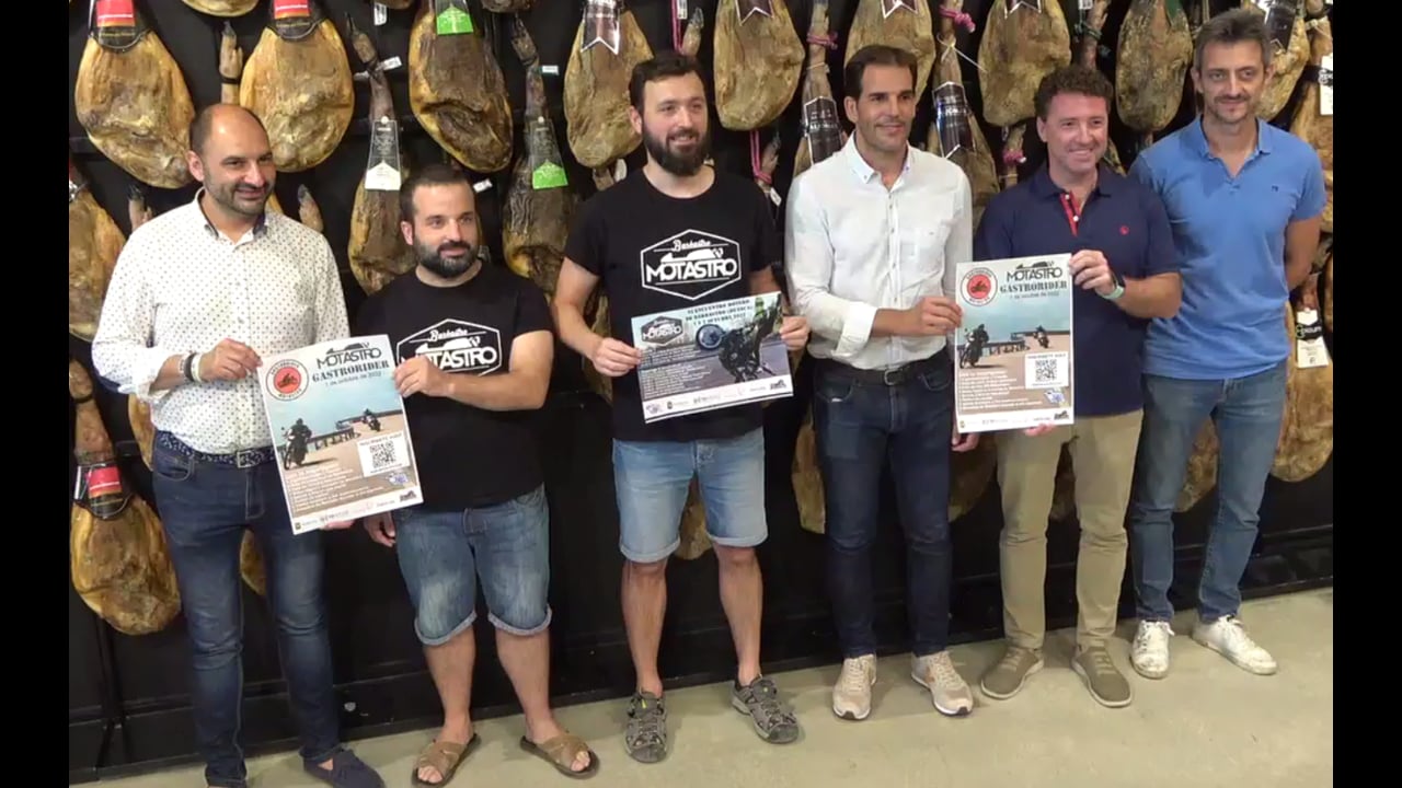 PRESENTACIÓN DE LA 6ª EDICIÓN DE MOTASTRO. Se celebrará en Barbastro los días 1 y 2 de octubre con muchas novedades. Motastro añade una Gastrorider provincial, un fin se semana lleno de actividades.La organización espera superar la cifra de 1200 almuerzos