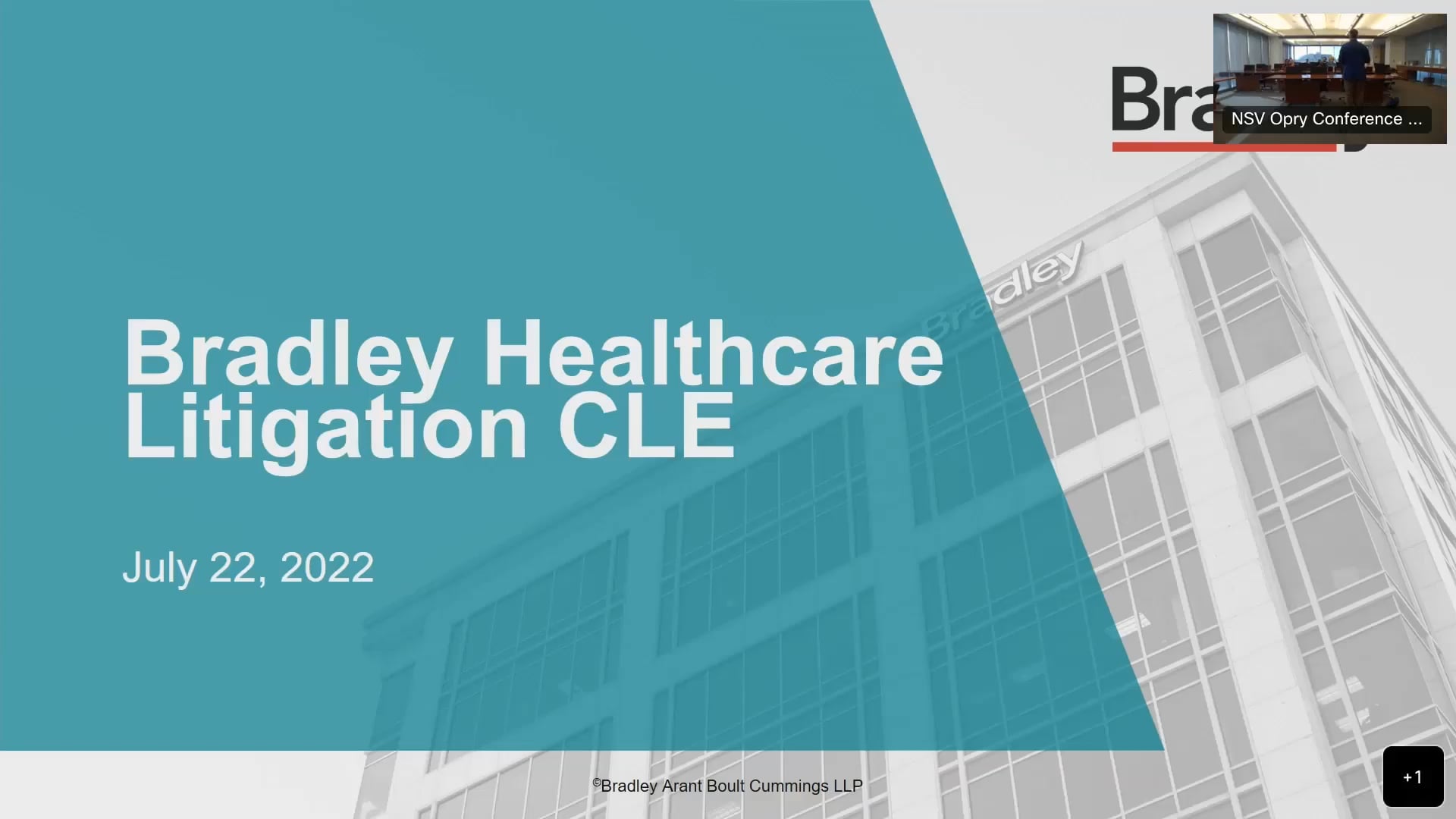 Bradley Healthcare Litigation CLE 1 How Big Data is Impacting