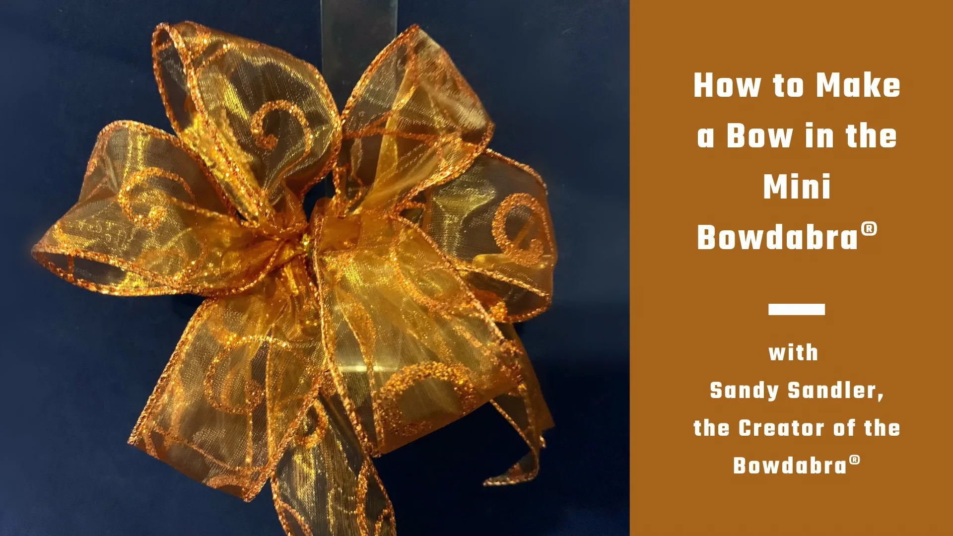 Easy DIY Pew Bows, Chair Bows and Wedding Decorating with Bowdabra on Vimeo