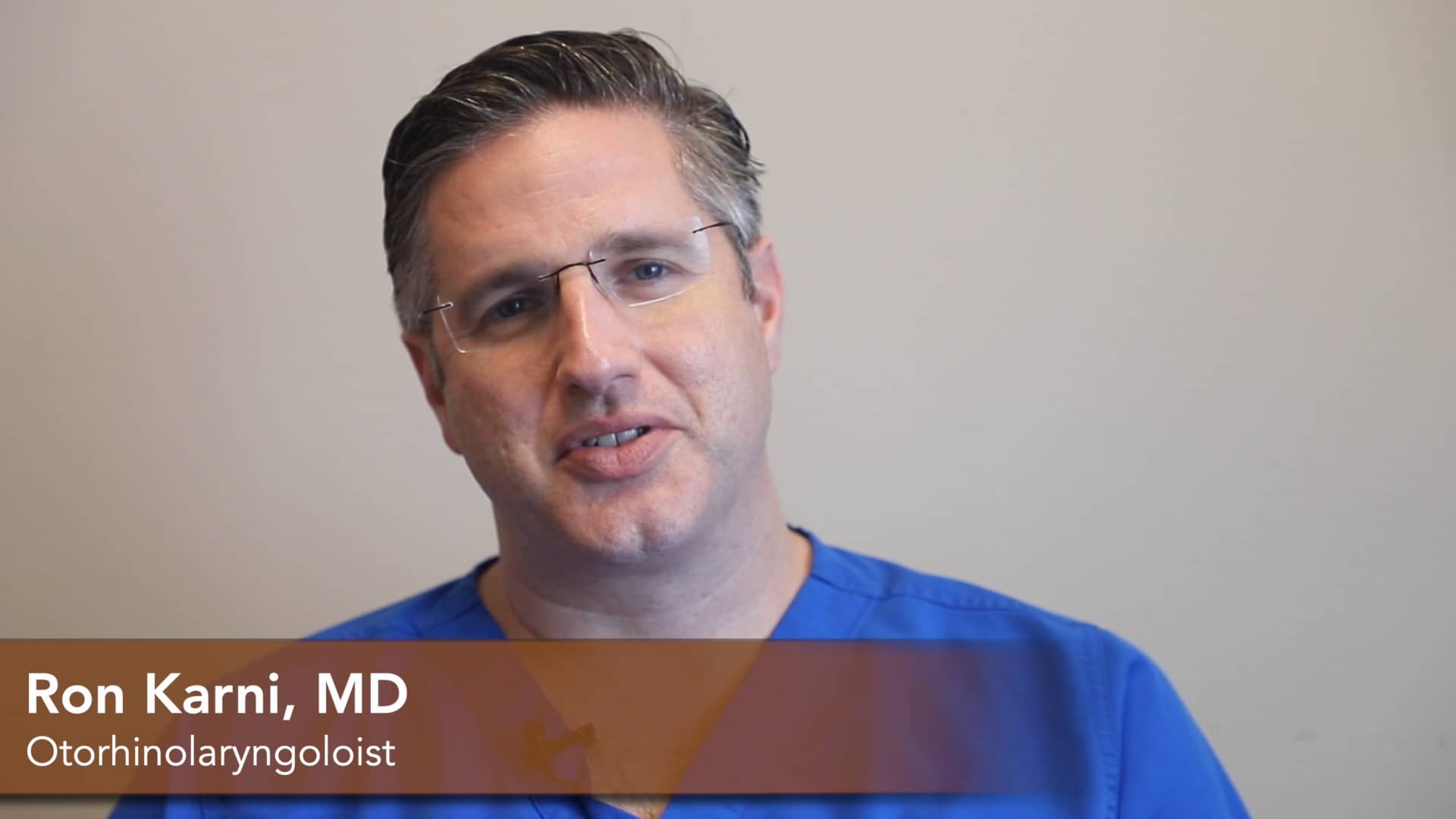 Physician Spotlight Ron J. Karni, MD on Vimeo