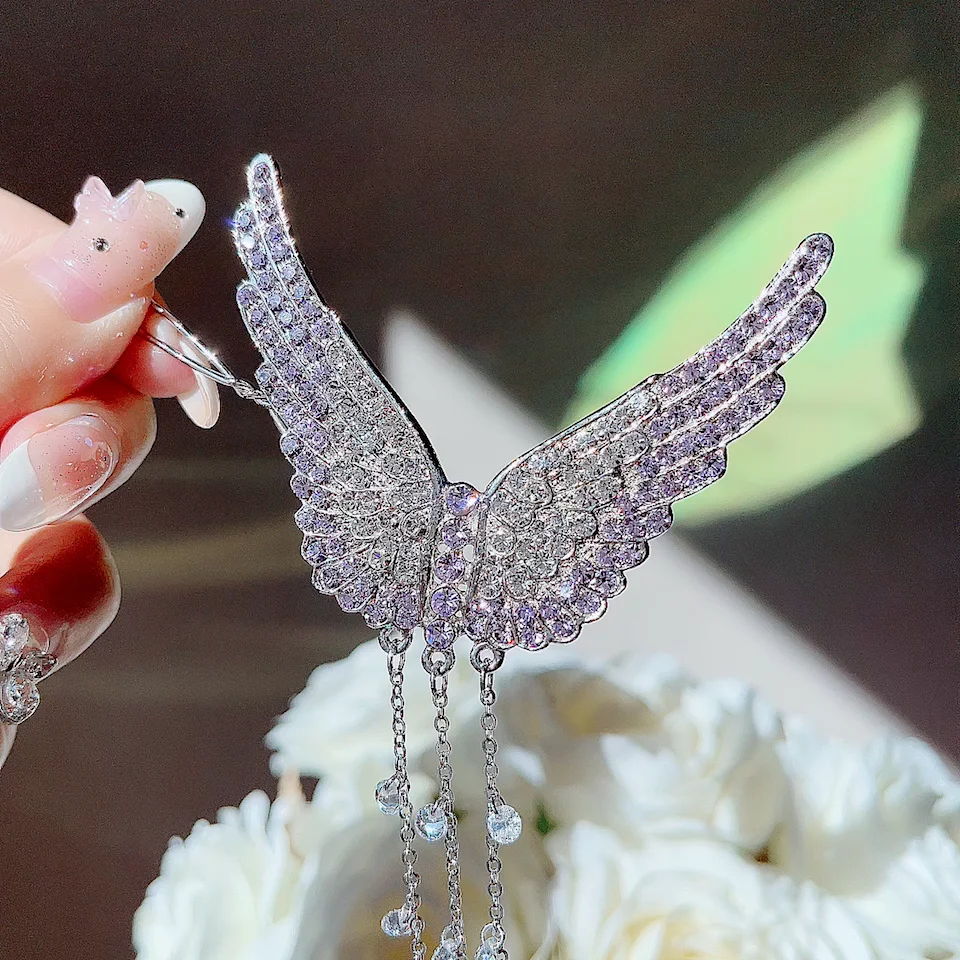 Jewelry Wing Chain ヘアクリップ/Purple | KTY