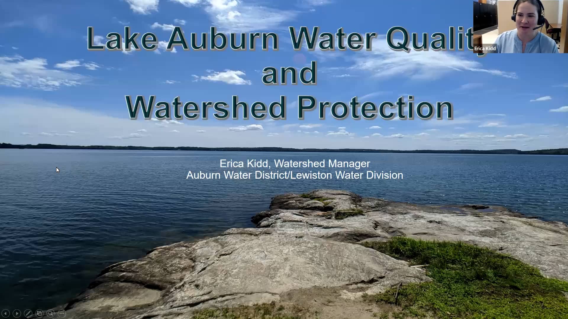 Lake Auburn Water Quality and Watershed Protection on Vimeo