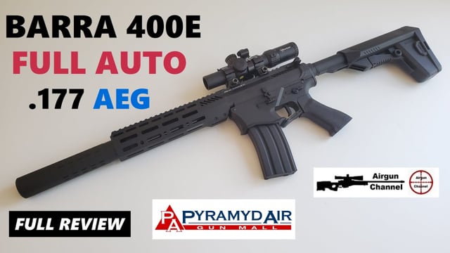 BARRA 400E Full Auto AEG BB Rifle Full Review (Select Fire) Electric BB ...