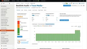 Semrush Demo: Competitor Link Research