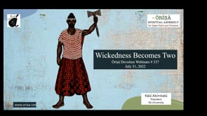 #337 Wickedness Becomes Two