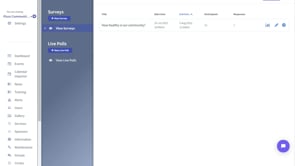 Pluss Communities - Surveys Feature