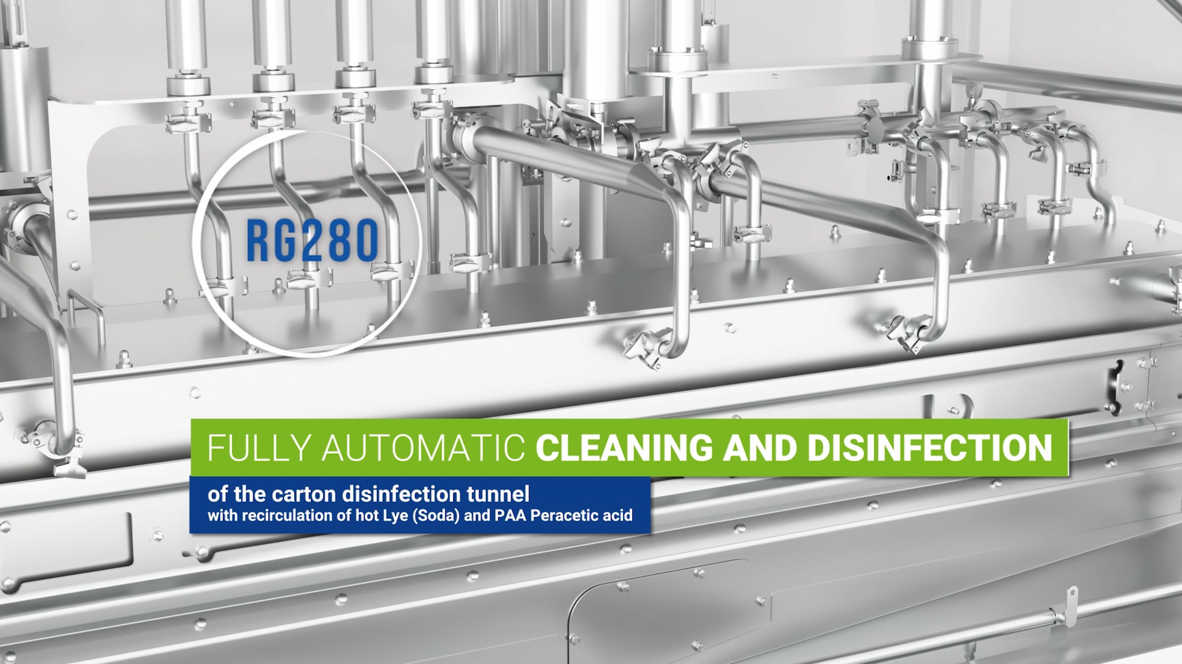 Galdi RG280 Filling Machine: Automatic Cleaning and Disinfection of the ...