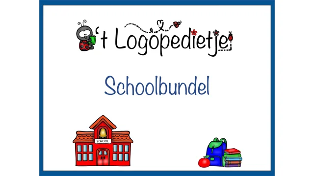 Taal: Schoolbundel - 't Logopedietje