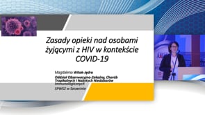Zasady opieki nad osobami żyjącymi z HIV w kontekście COVID-19