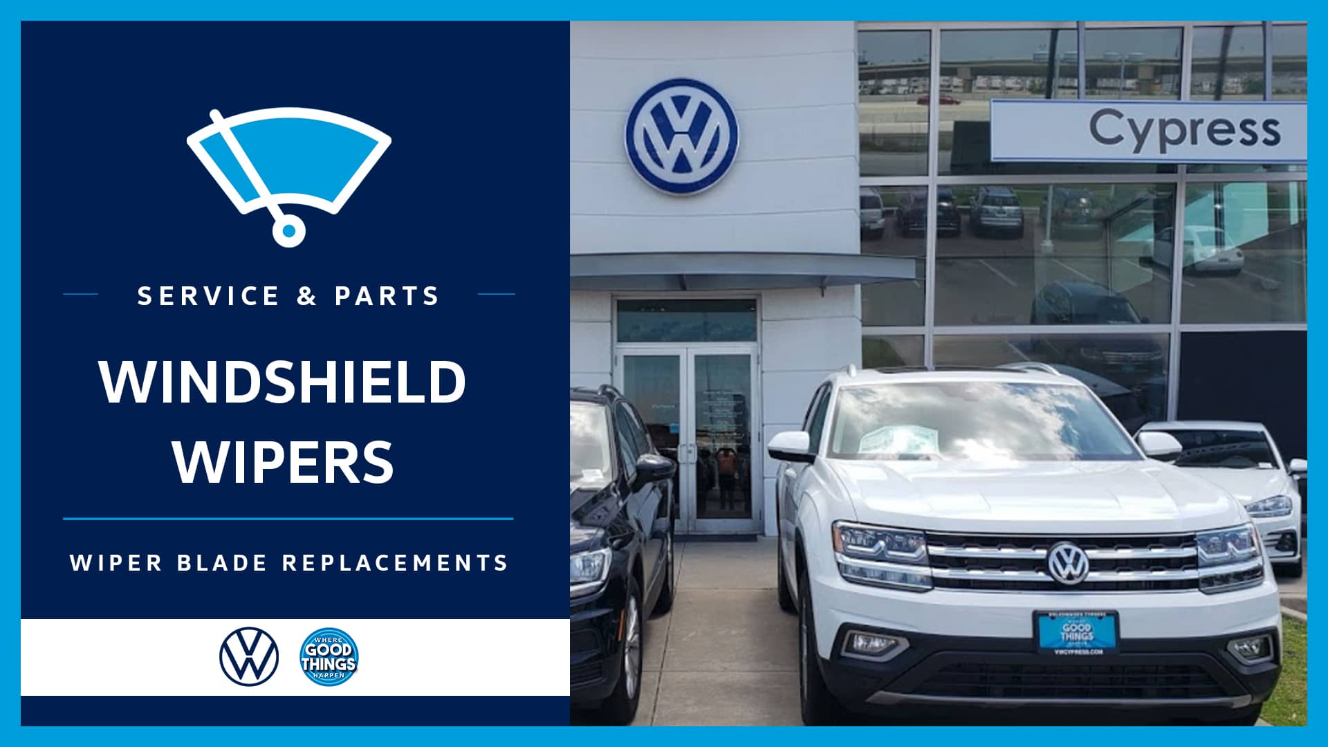 VW Windshield Wipers Houston, TX // Volkswagen Cypress Wiper Blades