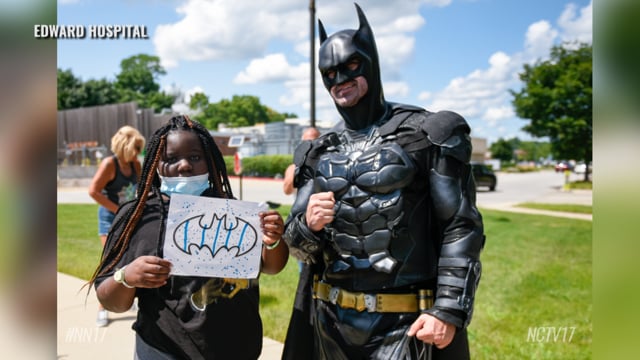 Batman Visits Edward Hospital | Carjacking Prevention | Night At The Movies  | NCTV17