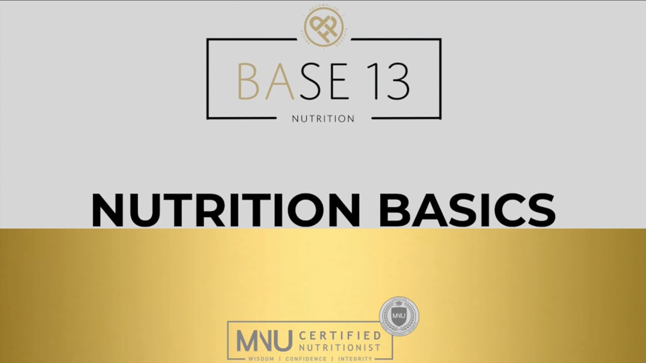 Nutrition Basics