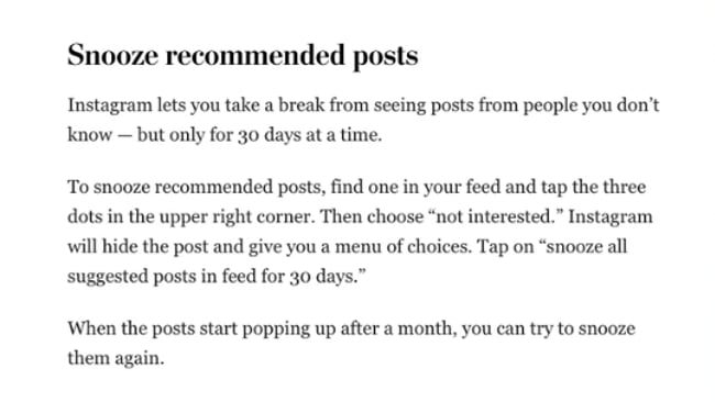 Hack: Reels Empfehlungen ausschalten