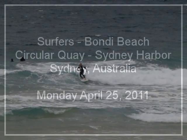 Surfers at Bondi Beach -- Sydney Harbor, Australia