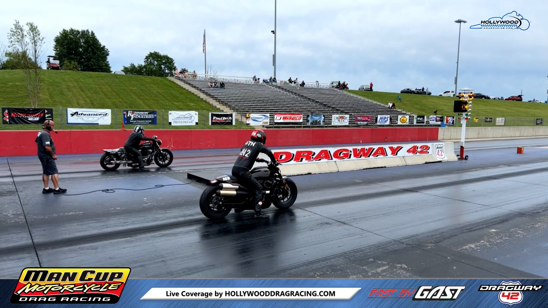 SUNDAY Man Cup Live Motorcycle Drag Racing From Dragway 42 Presented By Hollywood Drag Racing Live TV on Vimeo