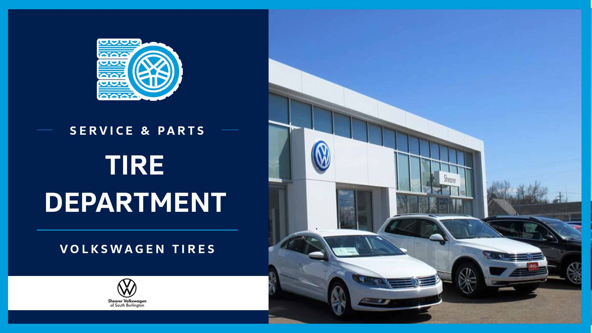 VW Tire Department South Burlington, VT // Shearer Volkswagen of South