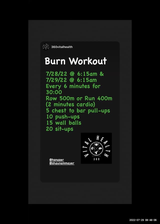 July 29 WOD
