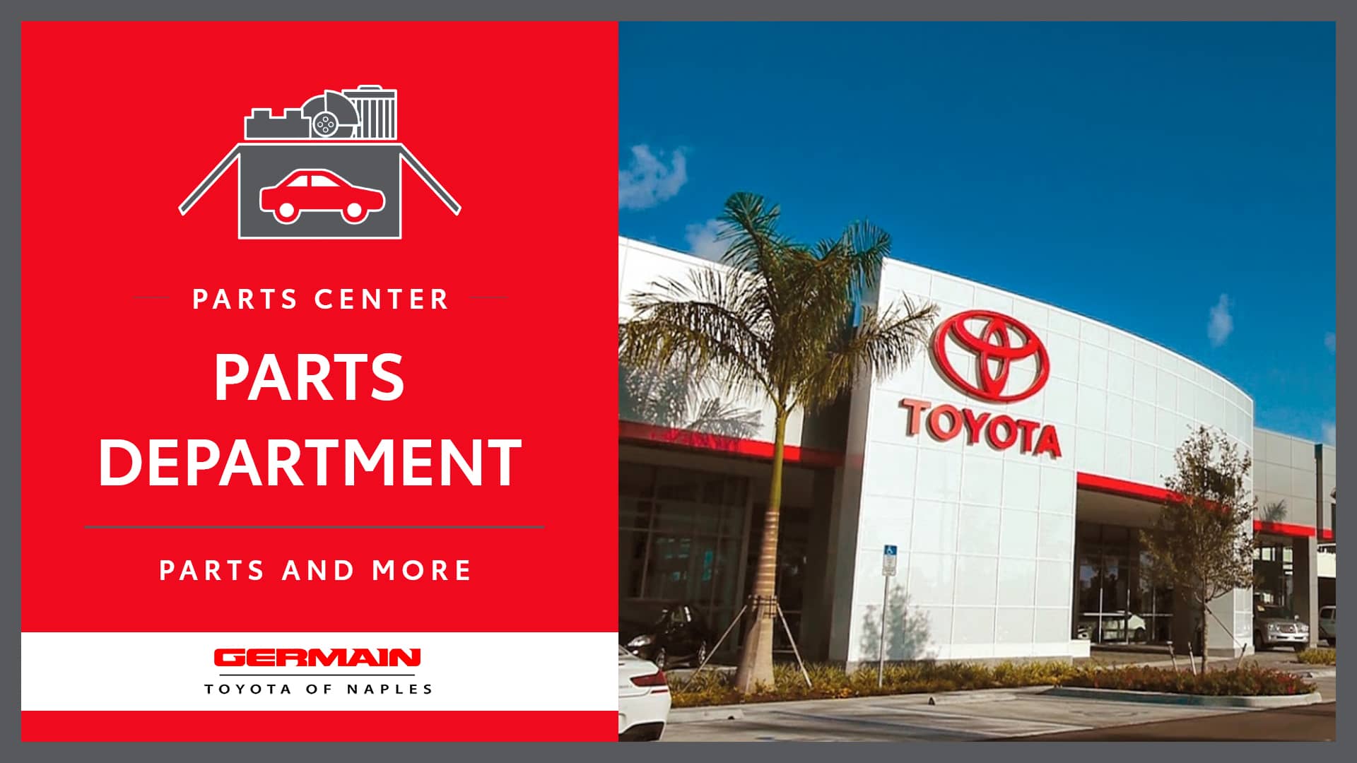 Toyota Parts Department Naples, FL // Germain Toyota of Naples on Vimeo