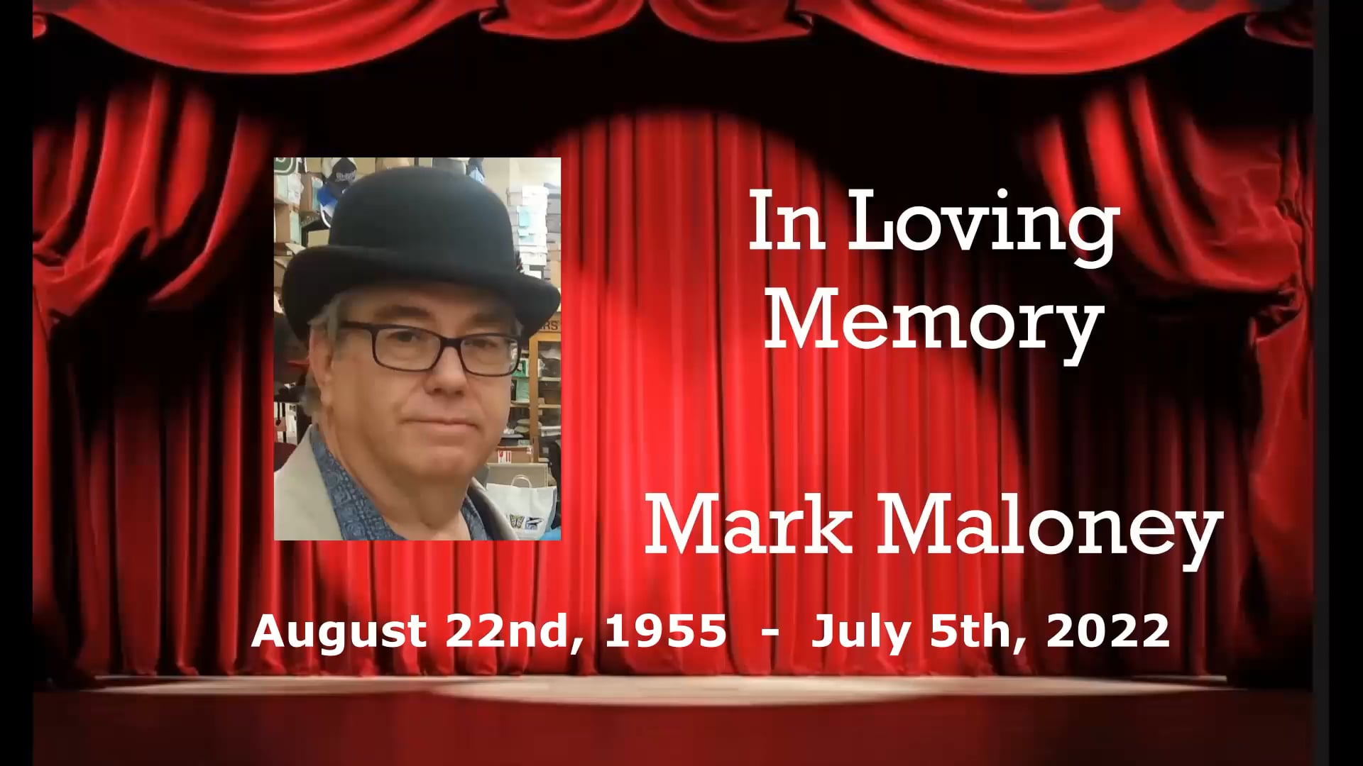 Mark Maloney Service July 15th 2022 on Vimeo