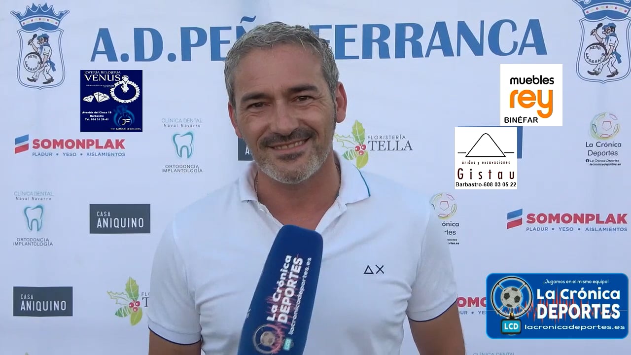 ANDRÉS LÓPEZ (Presidente P Ferranca Tella) Renovadas ilusiones para seguir con el fútbol y van 21 temporadas