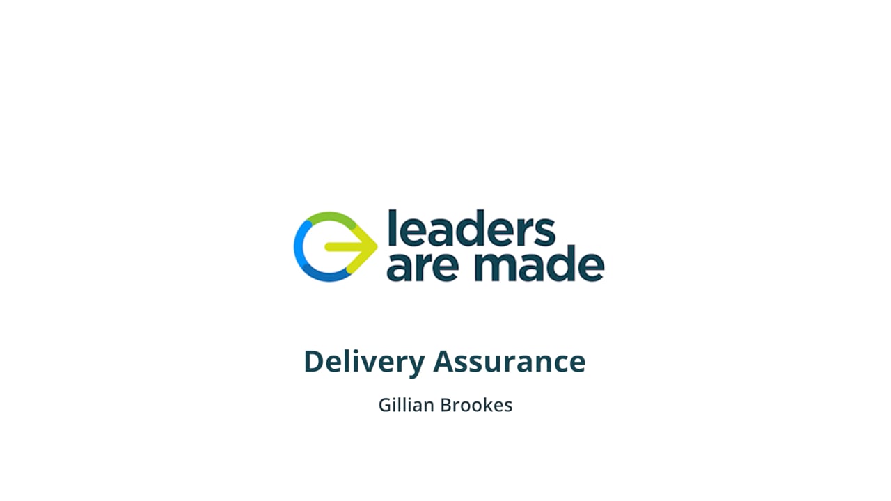Delivery Assurance