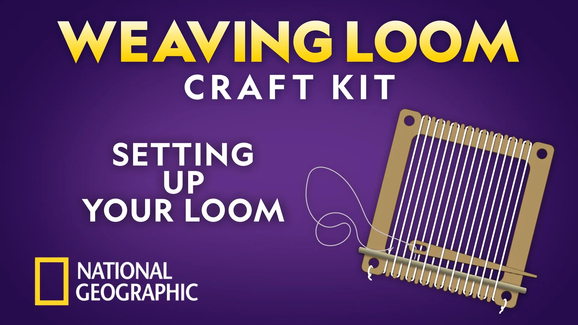 National Geographic Weaving Loom Craft Kit - Macy's