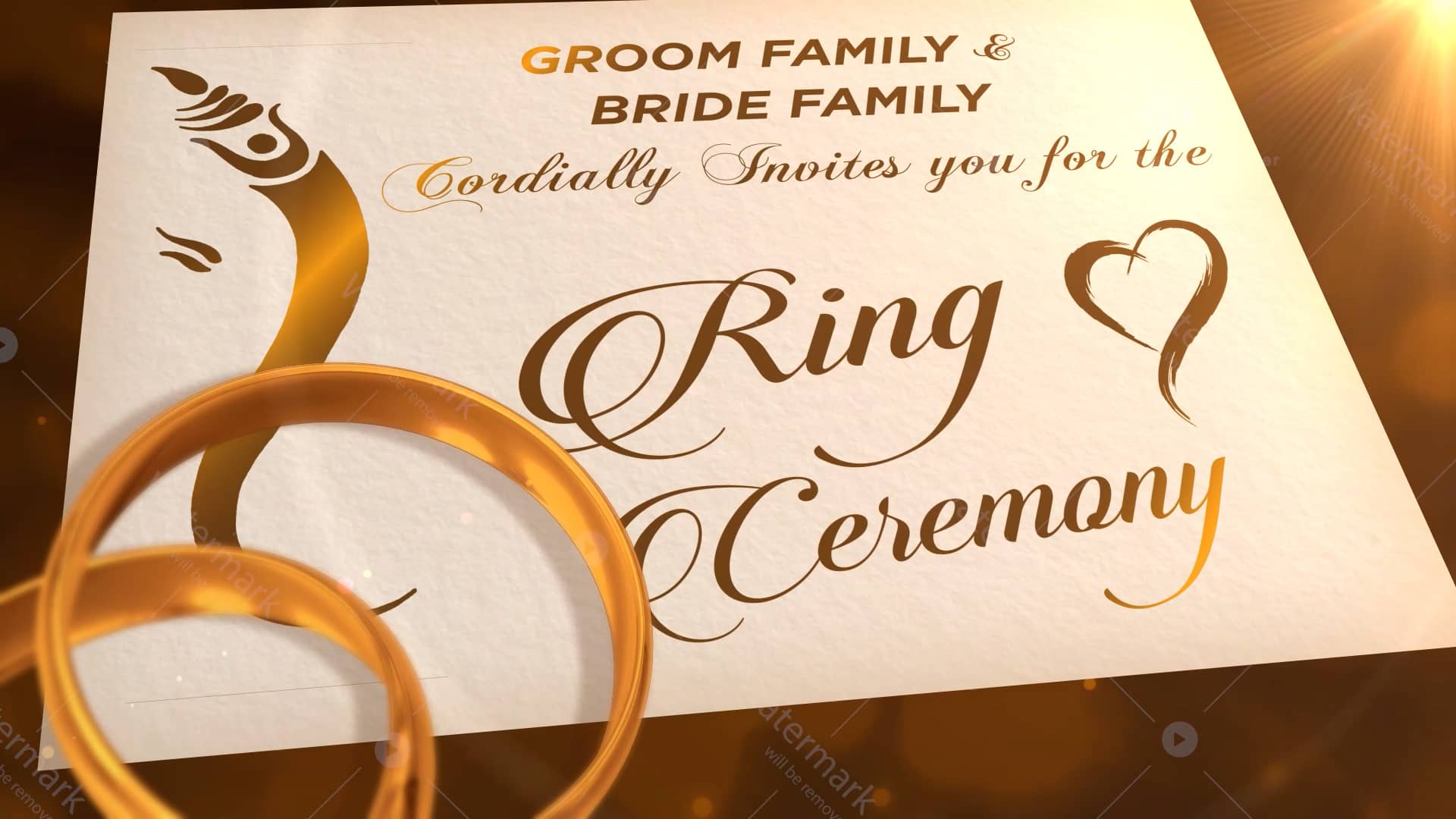 Ring Ceremony Invitation Video Maker IM739 on Vimeo