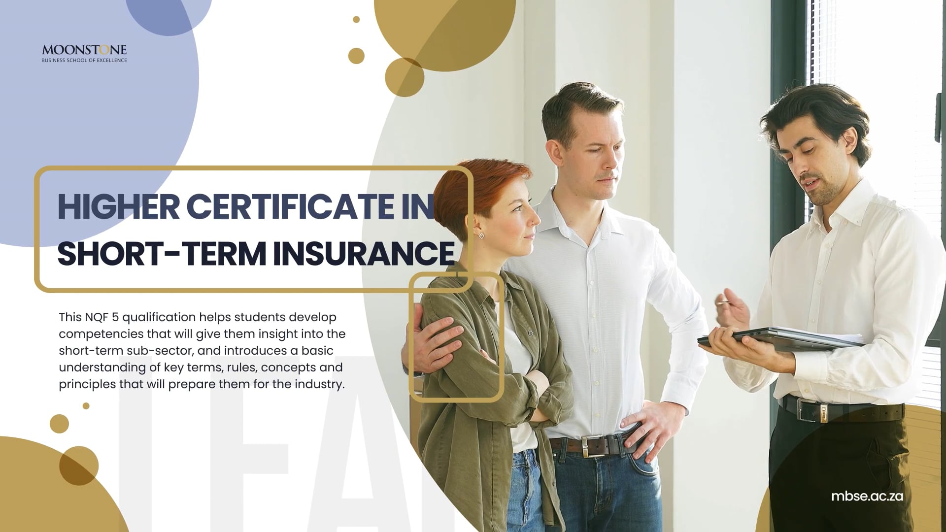 Higher Certificate in Short-Term Insurance on Vimeo