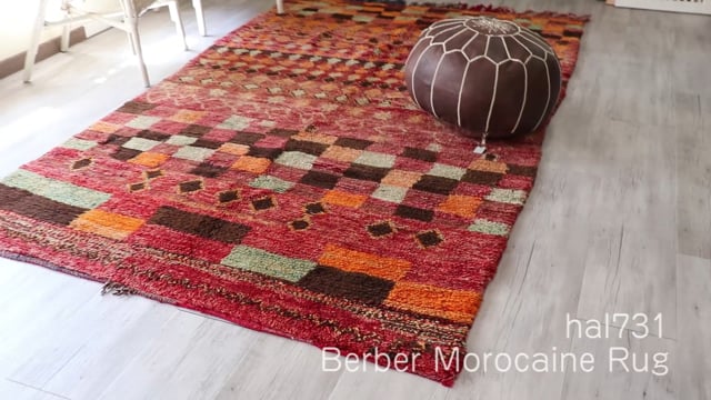 hal738 モロッコラグ　Morocco Berber rug 266×158cm