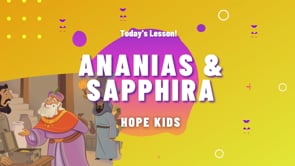 Ananias and Sapphira