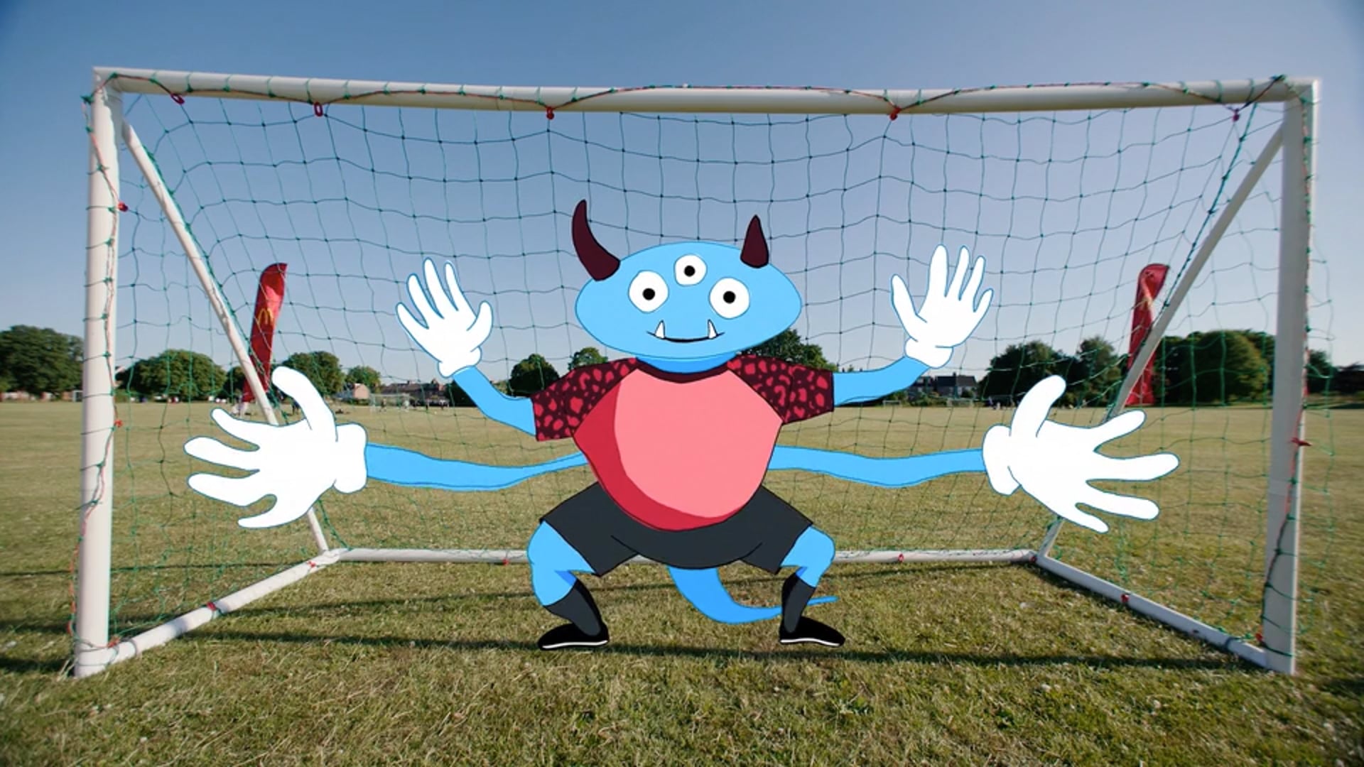 Monster Goalie - McDonalds TV Idents