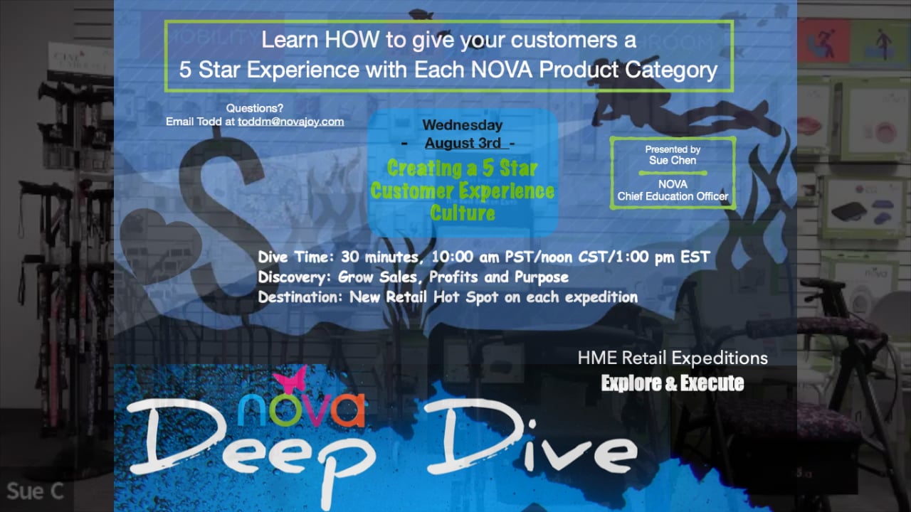 Take a Deep Dive! - NOVA Deep Dive - How to Give your Customers a 5 ...