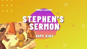 Stephen's Sermon