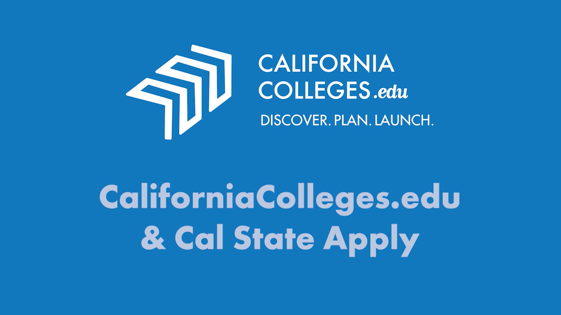 CaliforniaColleges.edu And Cal State Apply On Vimeo