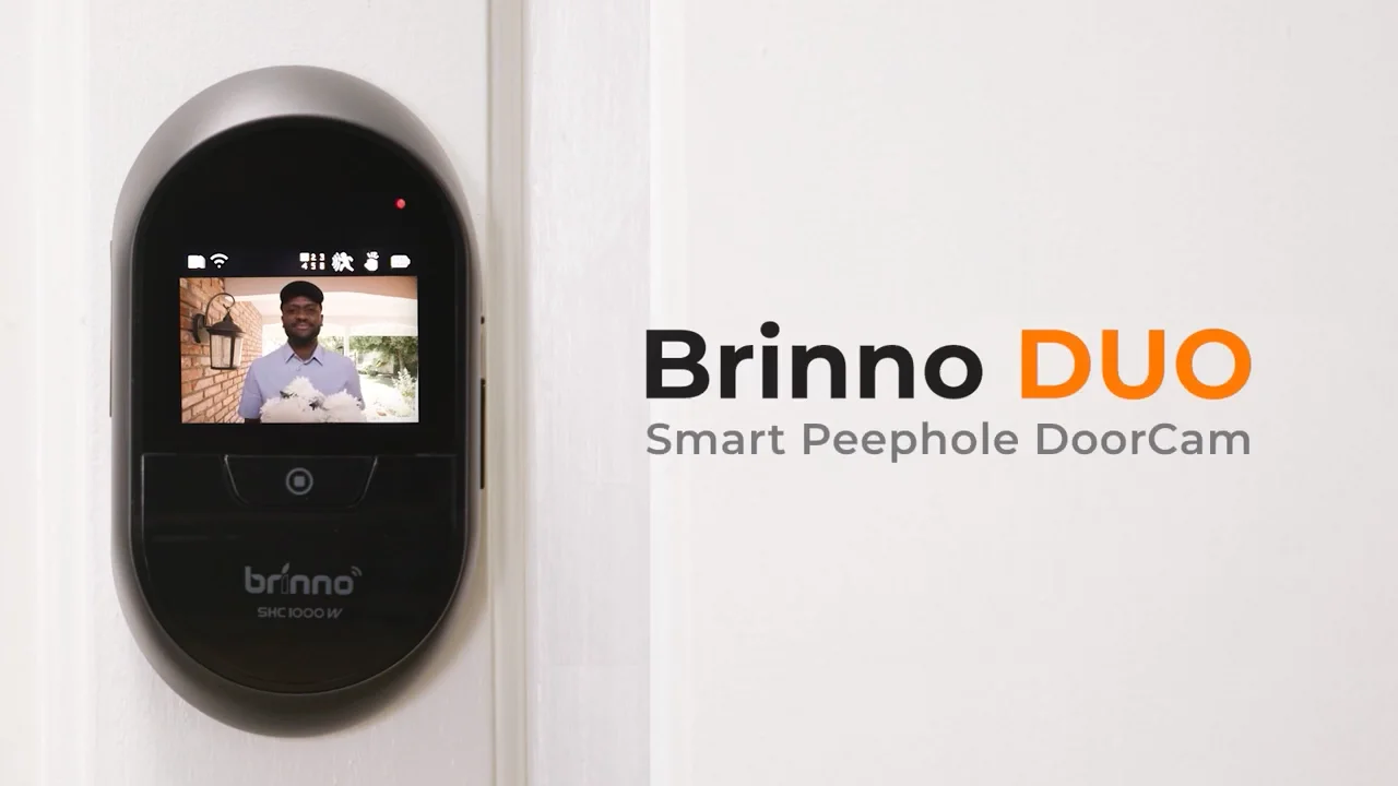 Brinno duo peephole store camera