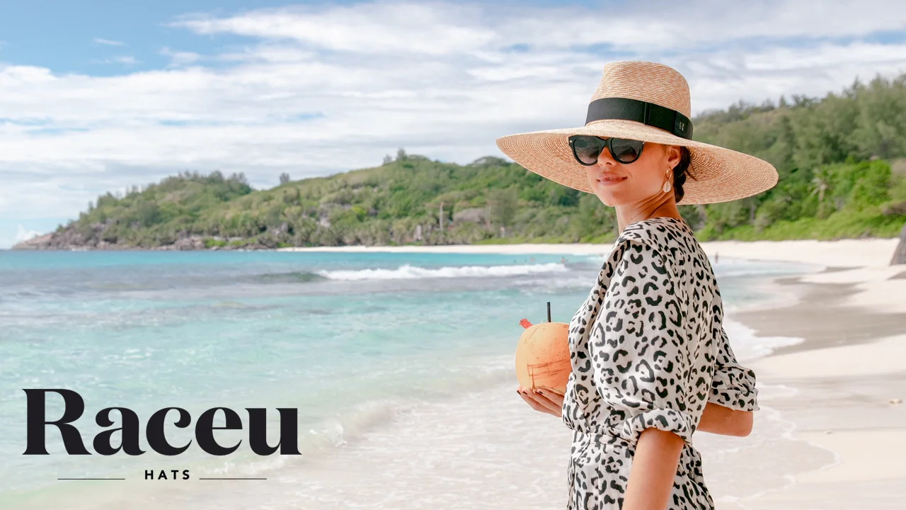 Cappello Di Pagia Donna Tesa Larga - Pieghevole, Regolabile Per Spiaggia, Sole E Vacanze (Nero) - Foto 12