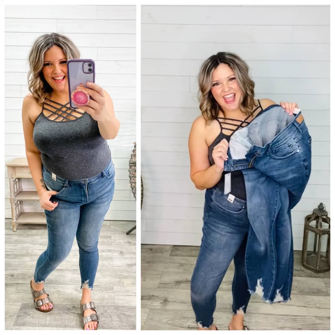 Judy Blue Tummy Control Jeans on Vimeo